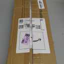 BAYKA Wall Mounted Floating Shelves, Wood Floating Wall Shelf for Books & Decor, Small Space-Saving Display & Organizer (Black, Set of 4）