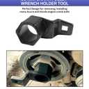 Bylikeho Crankshaft Pulley Removal Tool,Automotive Tool,Car Accessories Weighted Sockets,19mm Harmonic Balancer Socket,50mm Crankshaft Pulley Holder, Use to Install or Remove Engine Crank Bolts