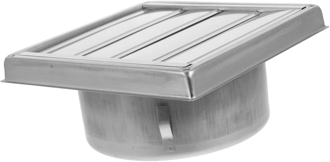 Stainless Steel Louvered Vent Cover Adjustable Air Vent for Exterior Wall Use Sleek Design for Residential and Commercial Buildings Efficient Ventilation