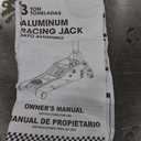 YELLOW JACKET 3 Ton Floor Jack Full Aluminum Ultra Lightweight Quick Rise Racing Floor Car Jack with Dual Pump Fast Lifting Low Profile Jack for Vehicle,6600 lbs Capacity