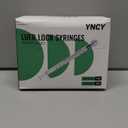 100 Pack 1ml Luer Lock Syringe without Needle, 1cc small syringes, Individually Sealed