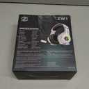 Ozeino Gaming Headset for PC, Ps4, Ps5, Xbox Headset with 7.1 Surround Sound Gaming Headphones with Noise Canceling Mic, LED Light Over Ear Headphones for Switch, Xbox Series X/S, Laptop, Mobile White