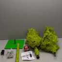 5 Ft Pre-lit Christmas Tree with Metal Stand - Artificial Whimsical Unique Curved Shape Holiday Xmas Tree with Warm White Lights - Holiday Carnival Party Christmas Decorations