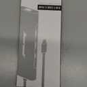 Hiearcool USB C Hub Ethernet 8-in-1, 4K@60Hz USB-C to HDMI Multiport Adapter with 1Gbps RJ45, 100W PD, 3 USB 3.0, SD/TF, Compatible for MacBook Pro/Air, Dell, Lenovo Laptops (Grey)