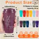 party greeting 24 Pcs Employee Appreciation Gifts 16oz Plastic Cups with Lids Thank You Gifts for Staff Coworker Reusable Tumblers Thank You Cups for Teacher Nurse(Inspiration)