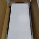 6x12 Aluminum Metal Picture Frame, Tempered Glass Black Photo Frame 6x12 for Family Photo, Posters, Art, Document to Wall Mount Horizontally or Vertically