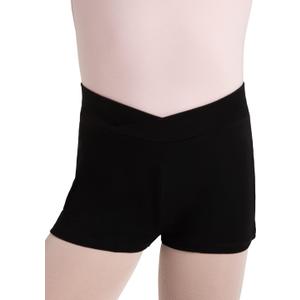 Capezio Girls' Big (7-16) Classic Boy Short (Black)