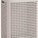 SONGMICS Laundry Hamper with Wheels, Plastic Laundry Basket, 19.8 Gallons (75 L), Slim Storage Basket, for Bathroom, Bedroom, Cappuccino Beige URLH020L101