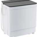 Elevon Portable, 17.6lbs Mini Compact Laundry, Twin Tub 11lbs 6.6lbs Spinner, Clothes Washer Washing Machine, Drain Pump for Apartment, Dormitory and RVs