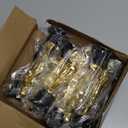 Bedwina Gold Trophy Award Mini Trophies Bulk - (Pack of 12) 6 Inch Tall Plastic Golden Statue Award, Party Themed Decorations, Winners or Appreciation Gifts Game Prizes for Adults & Kids