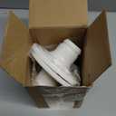 4 Pcs Keyless E26 Lamp Holder with Pull Chain - Medium Base 660w Ceiling Mount Socket White Light Fixture for LED & Incandescent Bulbs (Plastic)