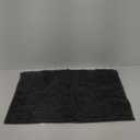 SUBRTEX Bathroom Rugs Chenille Bath Rug Soft Short Plush Bath Mat Soft Shower Mat Water Absorbent Shower Mat Quick Dry Machine Washable(Gray,16" x 24") (Grey)