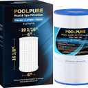 POOLPURE PAP75 Pool Filter Replaces Pentair CC75, PAP75, Pentair Clean & Clear 75, Ultral-C2, R173214, 59054100, Unicel C-9407, Filbur FC-0685, 590541, 75 sq.ft Filter Cartridge 1 Pack