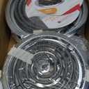 GE Drip Pans and Stove Burner Element Unit Set, Perfectly Fit WB30M1 & WB30M2 -Replacement for GE Hotpoint Stove Top