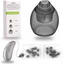 20 pcs Phonak Vented 4.0 Hearing Aid Domes Small Size (0.29inch=7.5mm),Phonak Hearing aid Accessories,Hearing Aids Domes for Phonak Audeo Marvel Paradise Lumity Accessory