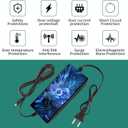 12V 8A Power Supply 96W All-in-one Design Adapter AC 100-240V 50-60Hz to DC 12V Transformer for LED Strip Lights CCTV Camera