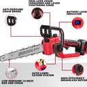 10 Inch Cordless Chainsaw for Milwaukee 18V Battery, Brushless Mini Chainsaw with Auto Oiler, Battery Power Cordless Chain Saw, Battery Powered Chain Saw for Wood Cutting (Tools only)