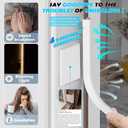 40FT Door Weather Stripping Door Seal - Kerf Front Exterior Door Weather Stripping for Door Frame Soundproofing Door Insulation Strip (with 4 Door Corner Seals) (White)