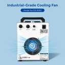 Cloudray Water Chiller CW-3000 for CO2 Laser Engraver & Cutting, Laser Chiller, Industrial Water Cooler,with 9L Water Tank Capacity Max. Pump Flow 10L/min 50W/ Cooling