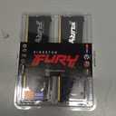 Kingston FURY Beast 16GB (2x8GB) 5200MT/s DDR5 CL36 RGB Desktop Memory Kit of 2 | Infrared Syncing | AMD Expo | Plug N Play | KF552C36BBEAK2-16
