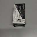 5 x EBOT Acrylic Paint Pen White Black, 6 Pack Black Paint Markers for Rock Wood Fabric Plastic Leather Glass Stone Metal Canvas,Water-Based Acrylic Paint Sets