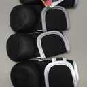 EXPAWLORER Waterproof Dog Shoes for Small Medium Large Dogs, Dog Shoes for Hot Pavement, Hiking Walking, Reflective Dog Booties for Outdoor Snow Rain Days, Anti-Slip Dog Boots & Paw Protectors (Black)