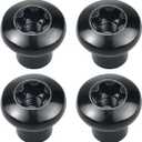 Door Hinge Nuts Replacement Screws Compatible with 2007-2018 Jeep Wrangler JK JKU (4Pcs) (For JK/JKU (0.71 inch long))