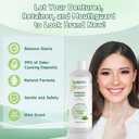 KUNPHY Ultrasonic Retainer Cleaner Solution Concentrate-Professional Cleaning of Retainers, Denture, Invisible Aligners, Mouth Guards, Night Guards, Remove Odors, Discoloration & Stains 8 oz(Mint)