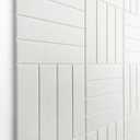 White Felt Bulletin Board Tiles | Modern Cork Board Alternative | Large Cork Boards for Walls | Aesthetic Felt Wall Panels for Office & Home Decor | Pin Board & Photo Board (12-Pack) | White