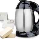 Tribest SB-132 Soyabella, Automatic Soy Milk Maker Machine with Tofu Kit Large, Silver, Large, Black/Stainless Steel