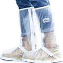 Rain Shoe Covers | Waterproof Shoe Covers for Men and Women | Reusable Galoshes Overshoes (Small)