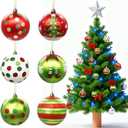 12Pcs Christmas Balls Tree Decorations, 2.4inch Plastic Shatterproof Glitter Hanging Ornaments for Christmas Tree Home Kitchen Office Indoor Xmas Tree Wall Window Fireplace Mantel Decor (Red Green Blue)