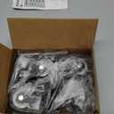 HOLKIE 2 Inch Swivel Caster Wheels - Heavy Duty 600 Lbs Capacity (Pack of 4) - Silent Polyurethane Casters No Brake - Non-Marking Rubber Replacement Wheels for Furniture, Cart, Workbench & Dolly