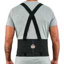 Ergodyne ProFlex 1650 Back Support Belt, 7.5" Elastic, Adjustable, Removeable Straps, Large
