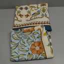 patdrea Designer French Linen Blue Tablecloth for Rectangle Table,Vintage Floral Table Cloth,Colorful Decoration Fall Cover Kitchen Dining for Thanksgiving,Tea Party,Christmas,55"x71"-Wensel