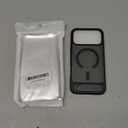 SUPFINE Magnetic for iPhone 17 Pro Max Case (Built-in Invisible Kickstand)(Compatible with MagSafe)(Military Grade Drop Protection) Translucent Matte Shockproof Phone Cover,Black