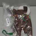 Christmas Car Decorations Reindeer Car Kit Antlers with Lights, Jingle Bells Rudolph Reindeer and Nose, Tail Cute Costume Auto Accessories for Trunk Vehicles SUV Antenna Toppers Multicolor