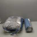 Love's cabin Memory Foam Chair Cushions Set of 4, Outdoor/Indoor Chair Pads for Dining Chairs 4 Pack, Seat Cushions for Kitchen, Dining Room, Office, Patio Chairs, 15.5"x15.5"x3.5" Blue