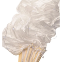 LED Belly Dance Silk Fan Costume 1.8M Long Bamboos Silk Fans Light Up Fan Veil for Women Worship Praise Worship Praise Dance