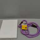 Fida Slip Leads for Dogs - 4 FT x 1/2" Heavy Duty Comfortable Strong Rope Leash for Large, Medium Dogs - No Pull Pet Training Leash with Highly Reflective, Purple