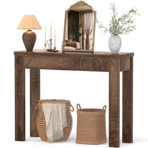 Armocity Small Console Table for Entryway, 32" Farmhouse Narrow Sofa Table