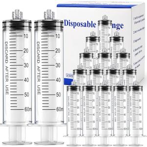 25 Pack 60ml Precision Measuring Tools, Individually Wrapped