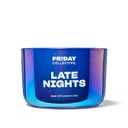 Friday Collective Late Nights Candle, Floral Scented, Made with Essential Oils, 3 Wicks, 13.5 oz (Pack of 2)