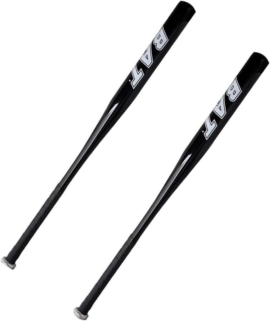 2 Packs 25 Inch Baseball Bat Self-Defense Softball Bat Home Defense Lightweight Aluminum Alloy, 63.5x5x5