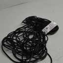 HUANCHAIN Indoor Outdoor Black Extension Cord 25 ft 1 Pack Waterproof, 16/3 Gauge Flexible Cold-Resistant Appliance Cable Outside, 13A 1625W 16AWG SJTW, 3 Prong Heavy Duty Electric Cord, ETL (25FT)
