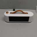 800W portable fast heating heater, multifunctional space heater with 2-level adjustable overheating, suitable for use in bedrooms, offices, and indoor environments (white)