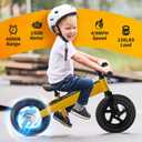 Electric Bike for Kids, Electric Balance Bike for Ages 3-8 Years Old,Kid Electric Motorcycle with 2 Speed Modes,Push-Button Brakes,12 Inch Dirt Off-Road Tire and Adjustable Seat