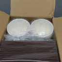 100 pack 12 Oz Thickened Coffee Cups with Lids, Scald Resistant Hot Cups with Sleeve and Straw, To Go Coffee Cups for Home, Office, Cafes and Party (Black 12 Oz)