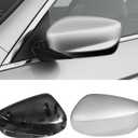 Compatible with Honda Accord Mirror Cover Replacement 2008-2012,8th Gen Accord Sedan Mirror Cap for Left Driver Side,Clip on,W/O Turn Signal Gap Replace for 76251TVAA31,Silver,1 PCS