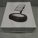 Tablet Pillow Stand with Storage Liner - Leatherette, Stable Support for 6.1-15.6 Inch Devices, Waterproof & Foldable for Sofa/Bed/Floor, Fit Thickness Case for iPad Pro/Air/Mini, Galaxy Tab